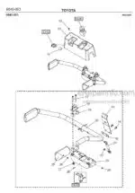 Photo 2 - Toyota 7PML20-6 7PML20-8 Spare Parts Catalogue Powered Pallet Truck 202599 SN434185-