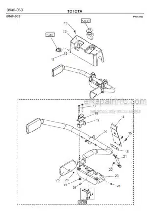 Photo 9 - Toyota 7PML20-6 7PML20-8 Spare Parts Catalogue Powered Pallet Truck 202599 SN434185-