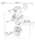 Photo 2 - Toyota 7PML20-6 7PML20-8 Spare Parts Catalogue Powered Pallet Truck 208715 SN561306-