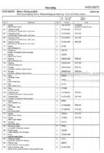 Photo 4 - Toyota 7SLL12.5F 7SLL16F Spare Parts Catalogue Powered Pallet Stacker 221279 SN738240-