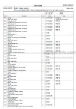 Photo 4 - Toyota 7SLL12.5F 7SLL16F Spare Parts Catalogue Powered Pallet Stacker 229037 SN925298-