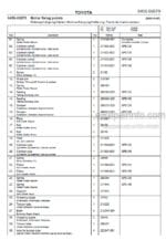 Photo 4 - Toyota 7SLL12.5F 7SLL16F Spare Parts Catalogue Powered Pallet Stacker 230923 SN934730-