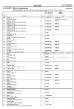 Photo 4 - Toyota 7SLL12.5F 7SLL16F Spare Parts Catalogue Powered Pallet Stacker 239416 SN952238-