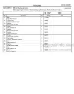 Photo 4 - Toyota 7SLL12.5 7SLL16 Spare Parts Catalogue Powered Pallet Stacker 221276 SN738240-