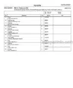 Photo 4 - Toyota 7SLL12.5 7SLL16 Spare Parts Catalogue Powered Pallet Stacker 224702 SN904365-