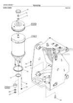 Photo 2 - Toyota 7SLL12.5 7SLL16 Spare Parts Catalogue Powered Pallet Stacker 224819 SN910327-