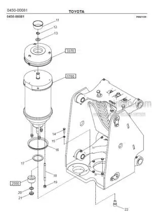 Photo 6 - Toyota 7SLL12.5 7SLL16 Spare Parts Catalogue Powered Pallet Stacker 224819 SN910327-
