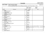 Photo 3 - Toyota 7SLL12.5 7SLL16 Spare Parts Catalogue Powered Pallet Stacker 224819 SN910327-