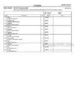 Photo 3 - Toyota 7SLL12.5 7SLL16 Spare Parts Catalogue Powered Pallet Stacker 224819 SN910327-