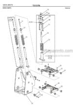 Photo 2 - Toyota 7SLL12.5 7SLL16 Spare Parts Catalogue Powered Pallet Stacker 227771 SN922031-
