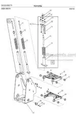 Photo 2 - Toyota 7SLL13.5S Spare Parts Catalogue Powered Pallet Stacker 239410 SN952238-
