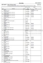 Photo 4 - Toyota 7SLL13.5S Spare Parts Catalogue Powered Pallet Stacker 239410 SN952238-