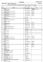 Photo 4 - Toyota 7SLL13.5S Spare Parts Catalogue Powered Pallet Stacker 241266 SN955047-