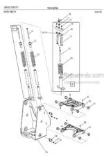 Photo 2 - Toyota 7SLL13.5S Spare Parts Catalogue Powered Pallet Stacker 227773 SN922031-