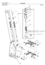 Photo 2 - Toyota 7SLL20F Spare Parts Catalogue Powered Pallet Stacker 246055 SN980138-