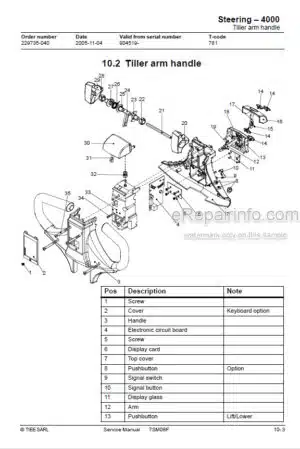 Photo 6 - Toyota 7SM10 7SM12 7SM12S Service Manual Powered Pallet Stacker 226306-040 SN715612-