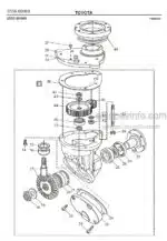 Photo 2 - Toyota 7SM08F Spare Parts Catalogue Powered Pallet Stacker 229827 SN929195-