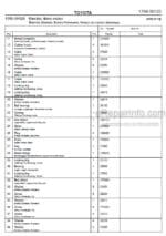 Photo 4 - Toyota 7SM08F Spare Parts Catalogue Powered Pallet Stacker 232998 SN936513-