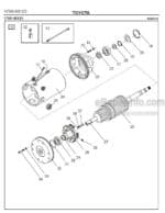 Photo 2 - Toyota 7SM08F Spare Parts Catalogue Powered Pallet Stacker 244841 SN970566-