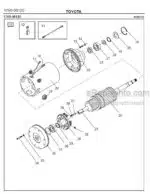 Photo 2 - Toyota 7SM08F Spare Parts Catalogue Powered Pallet Stacker 244841 SN970566-