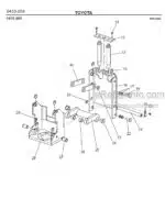 Photo 2 - Toyota 7SM10 7SM12 Spare Parts Catalogue Powered Pallet Stacker 183235 SN437050-440949