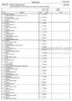Photo 4 - Toyota 7SM10 7SM12 Spare Parts Catalogue Powered Pallet Stacker 209619 SN560555-570988