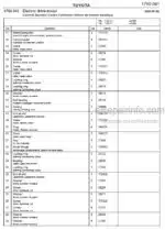 Photo 4 - Toyota 7SM10 7SM12 Spare Parts Catalogue Powered Pallet Stacker 209619 SN560555-570988