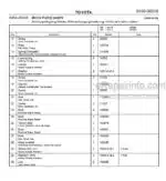 Photo 4 - Toyota 7SM10 7SM12 Spare Parts Catalogue Powered Pallet Stacker 216436 SN704423-