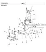 Photo 2 - Toyota 7SM10 7SM12 Spare Parts Catalogue Powered Pallet Stacker 219211 SN723981-