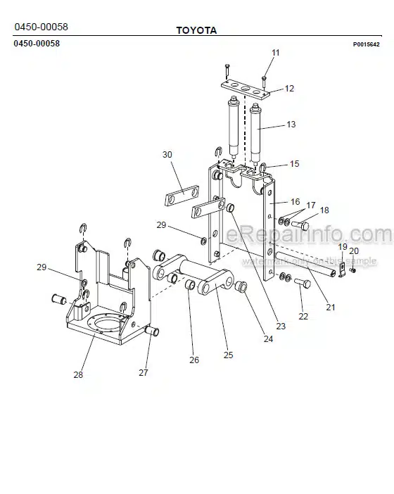 Photo 1 - Toyota 7SM10 7SM12 Spare Parts Catalogue Powered Pallet Stacker 224739 SN910327-
