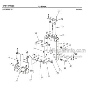 Photo 5 - Toyota 7SM10 7SM12 Spare Parts Catalogue Powered Pallet Stacker 243252 SN963650-