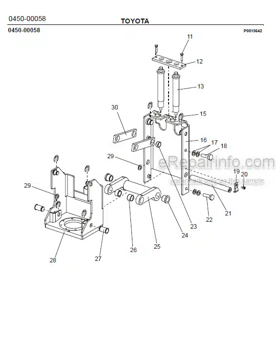 Photo 1 - Toyota 7SM10 7SM12 Spare Parts Catalogue Powered Pallet Stacker 239395 SN956528-