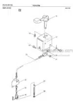Photo 2 - Toyota 7SM10 7SM12 Spare Parts Catalogue Powered Pallet Stacker 244843 SN970566-
