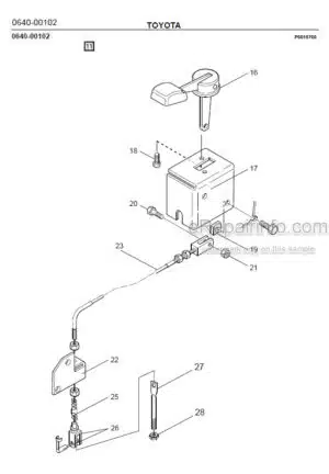 Photo 2 - Toyota 7SM10 7SM12 Spare Parts Catalogue Powered Pallet Stacker 244843 SN970566-