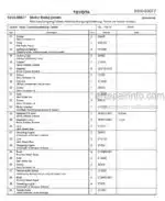 Photo 4 - Toyota 7SM12F Spare Parts Catalogue Powered Pallet Stacker 224746 SN910327-