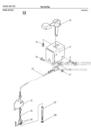 Photo 6 - Toyota 7SM12F Spare Parts Catalogue Powered Pallet Stacker 224746 SN910327-