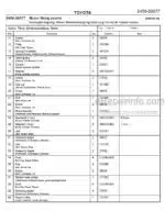 Photo 4 - Toyota 7SM12F Spare Parts Catalogue Powered Pallet Stacker 243240 SN963650-