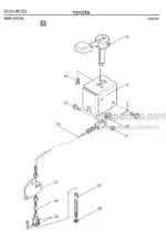 Photo 2 - Toyota 7SM12F Spare Parts Catalogue Powered Pallet Stacker 244846 SN970566-