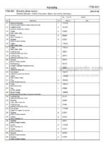 Photo 4 - Toyota 7SM12F Spare Parts Catalogue Powered Pallet Stacker 183242 SN437050-