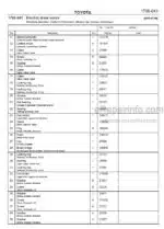 Photo 4 - Toyota 7SM12F Spare Parts Catalogue Powered Pallet Stacker 183242 SN437050-