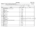 Photo 4 - Toyota 7SM12F Spare Parts Catalogue Powered Pallet Stacker 209626 SN560555-