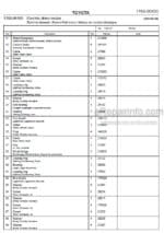 Photo 4 - Toyota 7SM12F Spare Parts Catalogue Powered Pallet Stacker 219218 SN723981-