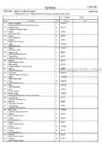 Photo 4 - Toyota 7SM12S Spare Parts Catalogue Powered Pallet Stacker 183700 SN437050-