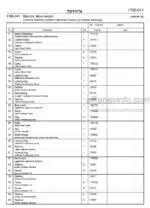 Photo 4 - Toyota 7SM12S Spare Parts Catalogue Powered Pallet Stacker 209621 SN560432-