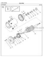 Photo 2 - Toyota 7SM12S Spare Parts Catalogue Powered Pallet Stacker 210502 SN570989-