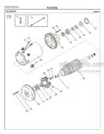 Photo 2 - Toyota 7SM12S Spare Parts Catalogue Powered Pallet Stacker 216438 SN704423-