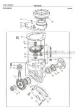 Photo 2 - Toyota 7SM12S Spare Parts Catalogue Powered Pallet Stacker 217986 SN715397-