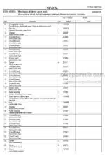 Photo 4 - Toyota 7SM12S Spare Parts Catalogue Powered Pallet Stacker 217986 SN715397-