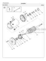 Photo 2 - Toyota 7SM12S Spare Parts Catalogue Powered Pallet Stacker 219213 SN723981-