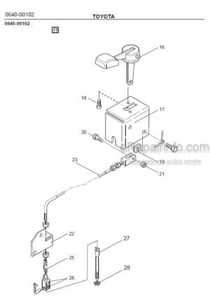 Photo 4 - Toyota 7SM12S Spare Parts Catalogue Powered Pallet Stacker 224741 SN910327-